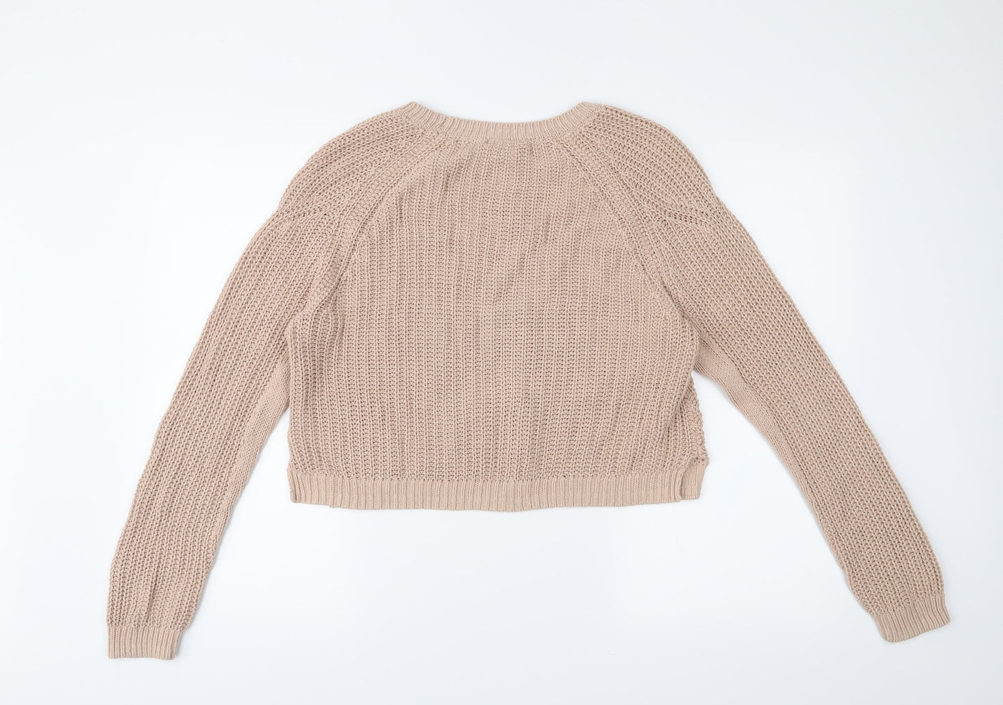 H&M Womens Beige   Pullover Jumper Size M