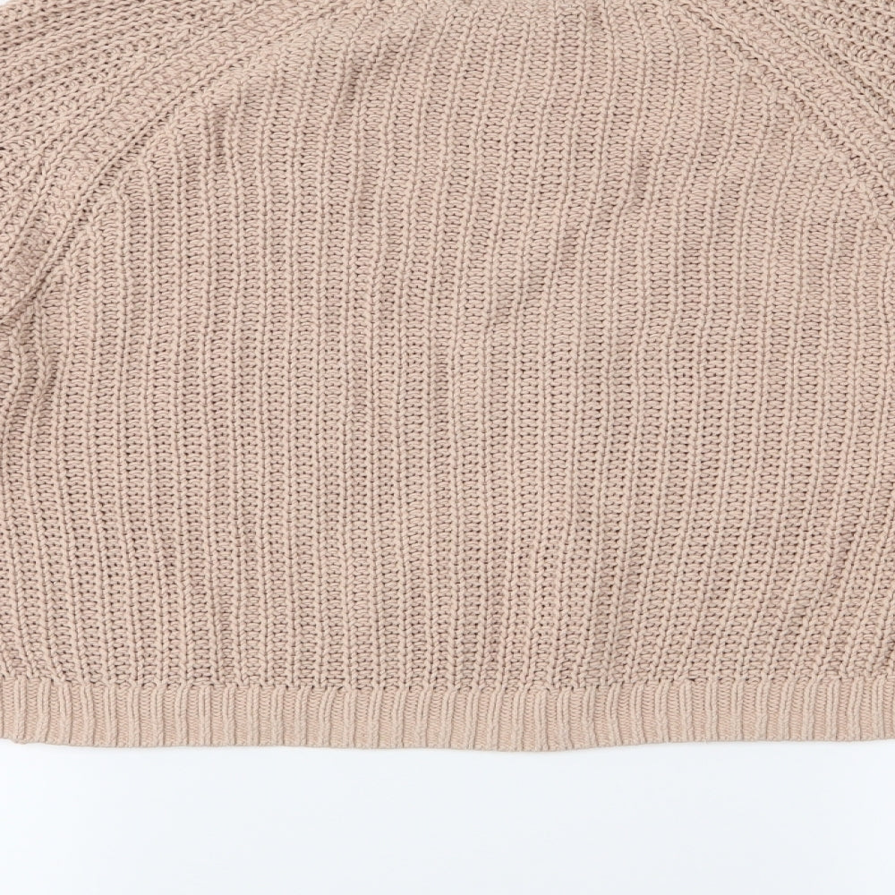 H&M Womens Beige   Pullover Jumper Size M