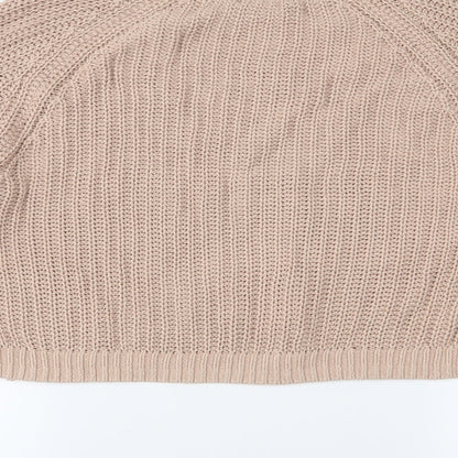 H&M Womens Beige   Pullover Jumper Size M