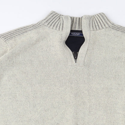 Maine New England Mens Beige   Pullover Jumper Size XL