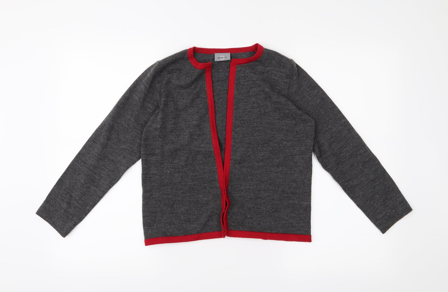 ameranto Womens Grey   Cardigan Jumper Size S
