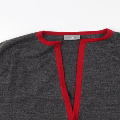 ameranto Womens Grey   Cardigan Jumper Size S