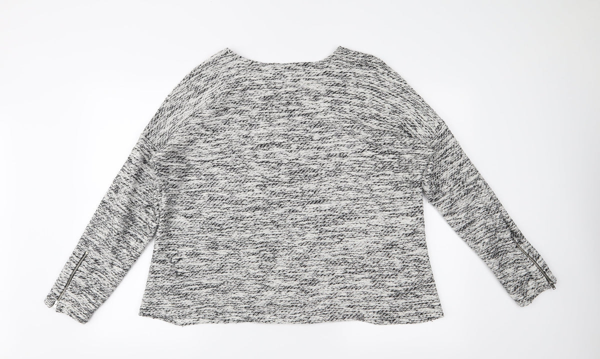 Marks & Spencer Womens White   Pullover Jumper Size 18