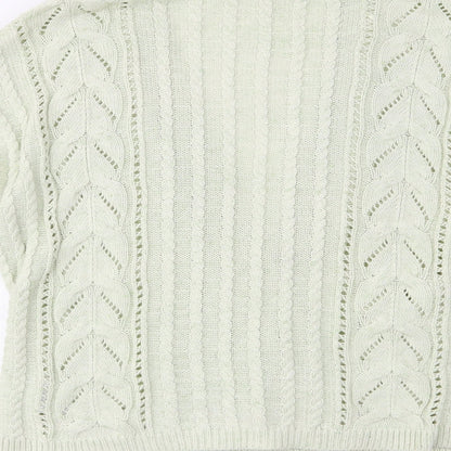 M&S Womens Green   Cardigan Jumper Size 14