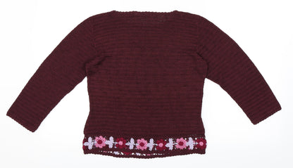 Soon Womens Purple   Pullover Jumper Size 10