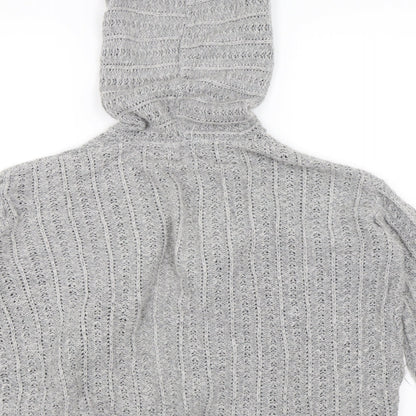 Select Womens Grey   Cardigan Jumper Size M