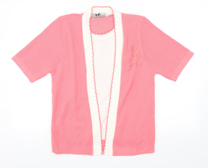 Pare & Natural Womens Pink   Pullover Jumper Size S