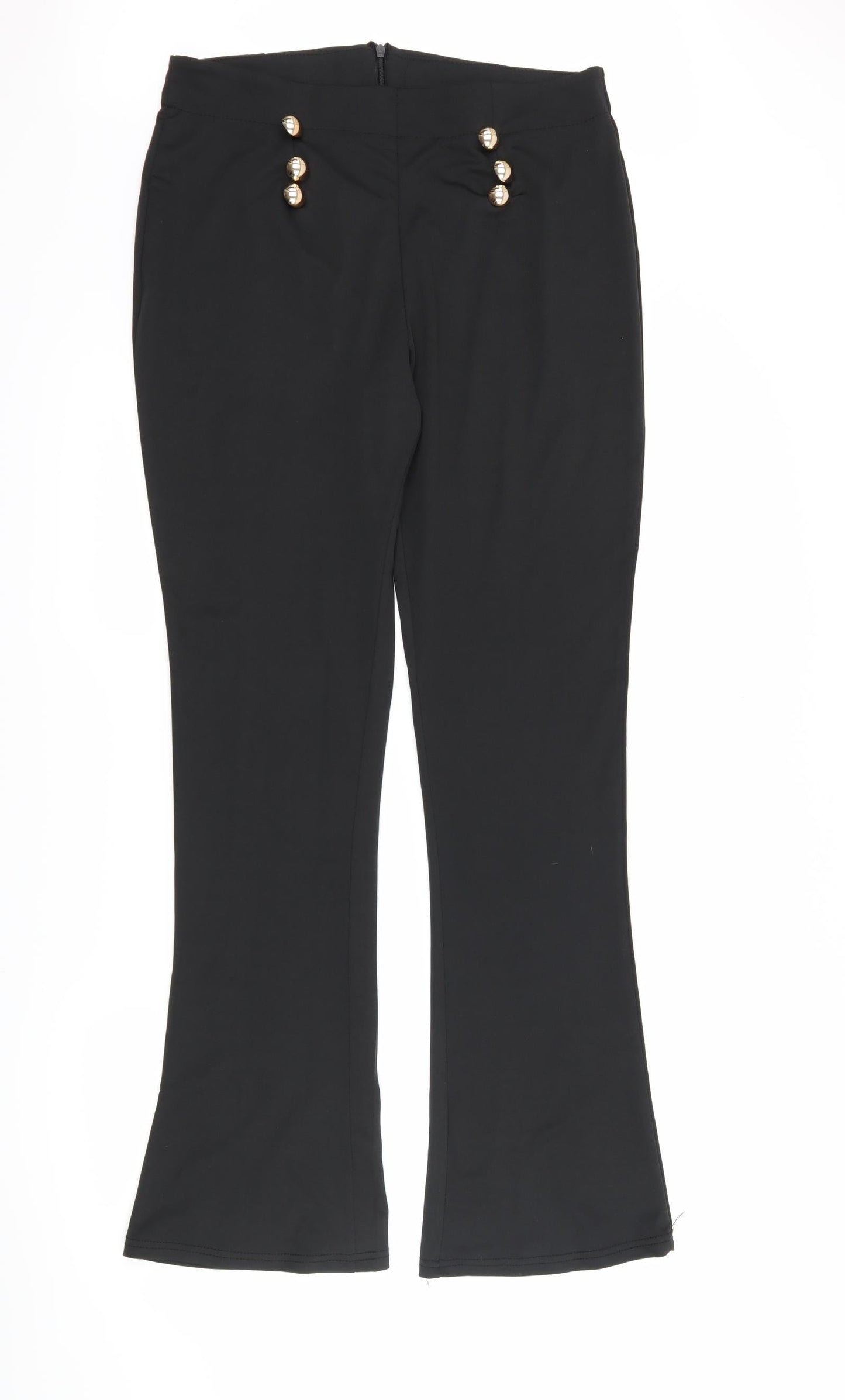 Preworn Womens Black   Trousers  Size 32 L31 in