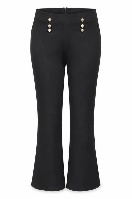 Preworn Womens Black   Trousers  Size 32 L31 in