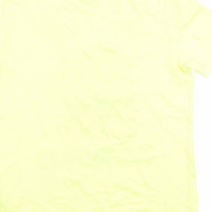 Gap Boys Yellow   Basic T-Shirt Size 8 Years  - graphic neon