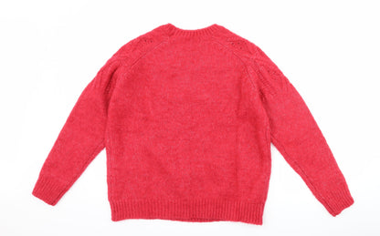 Papaya Womens Pink   Pullover Jumper Size M