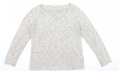 J.F.W Womens Beige   Pullover Jumper Size S