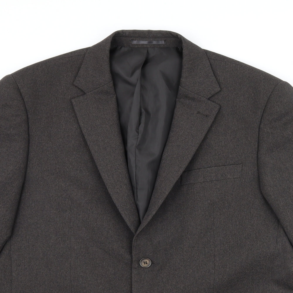 Mens UK Size 40 Greenwoods Regular Grey Suit Jacket