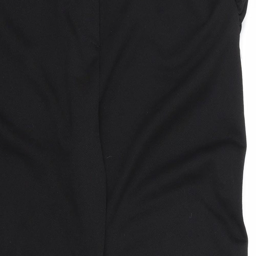 Womens UK Size 12 Missi London Regular Fit  Black Trousers