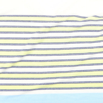 Marks & Spencer Womens White Striped  Pullover Jumper Size 14