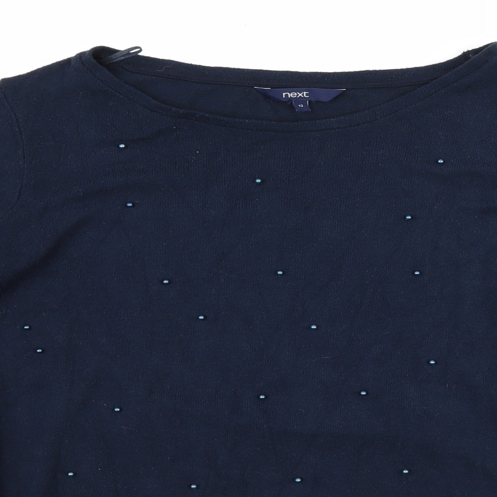 Next Womens Blue   Pullover Jumper Size 12