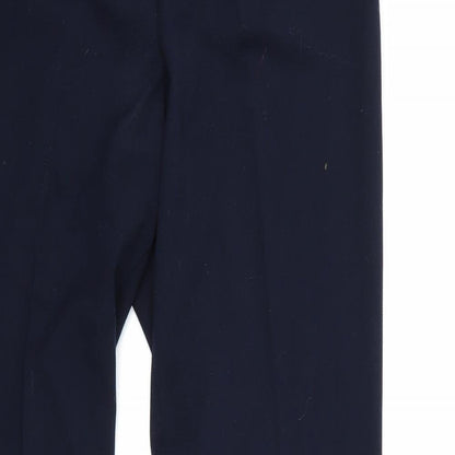 Womens UK Size 12 Marks and Spencer Regular Fit  Blue Trousers