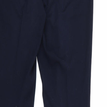 Womens UK Size 12 Marks and Spencer Regular Fit  Blue Trousers