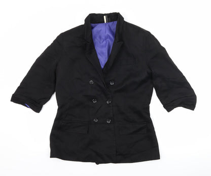 Womens UK Size 12 Topshop Black Jacket