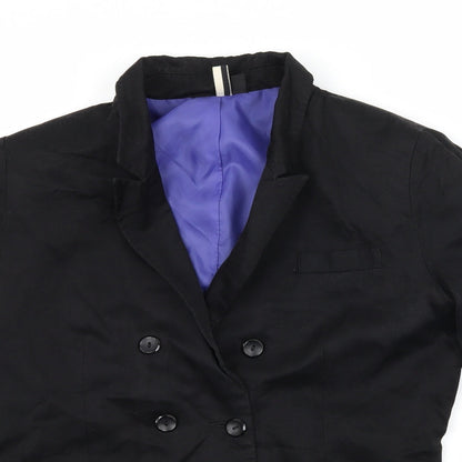 Womens UK Size 12 Topshop Black Jacket