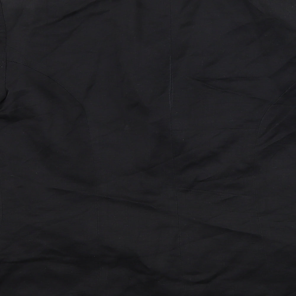 Womens UK Size 12 Topshop Black Jacket