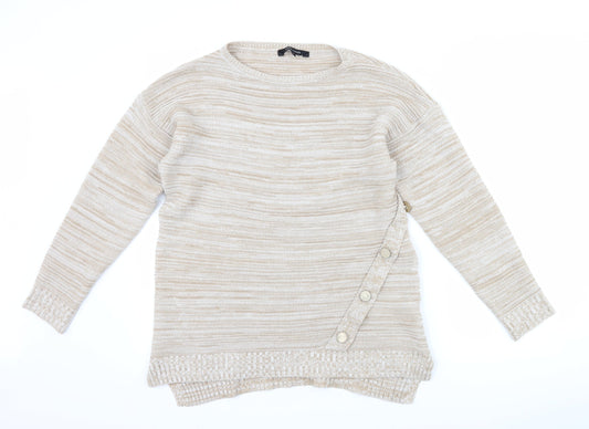 Peacocks Womens Brown   Pullover Jumper Size S