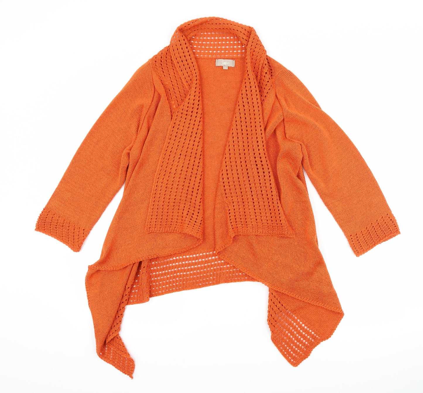 Soon Womens Orange   Cardigan Jumper Size M