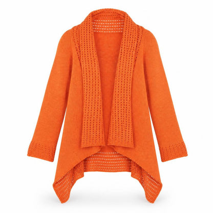 Soon Womens Orange   Cardigan Jumper Size M