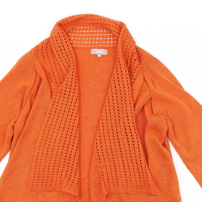 Soon Womens Orange   Cardigan Jumper Size M