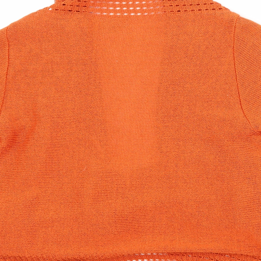 Soon Womens Orange   Cardigan Jumper Size M