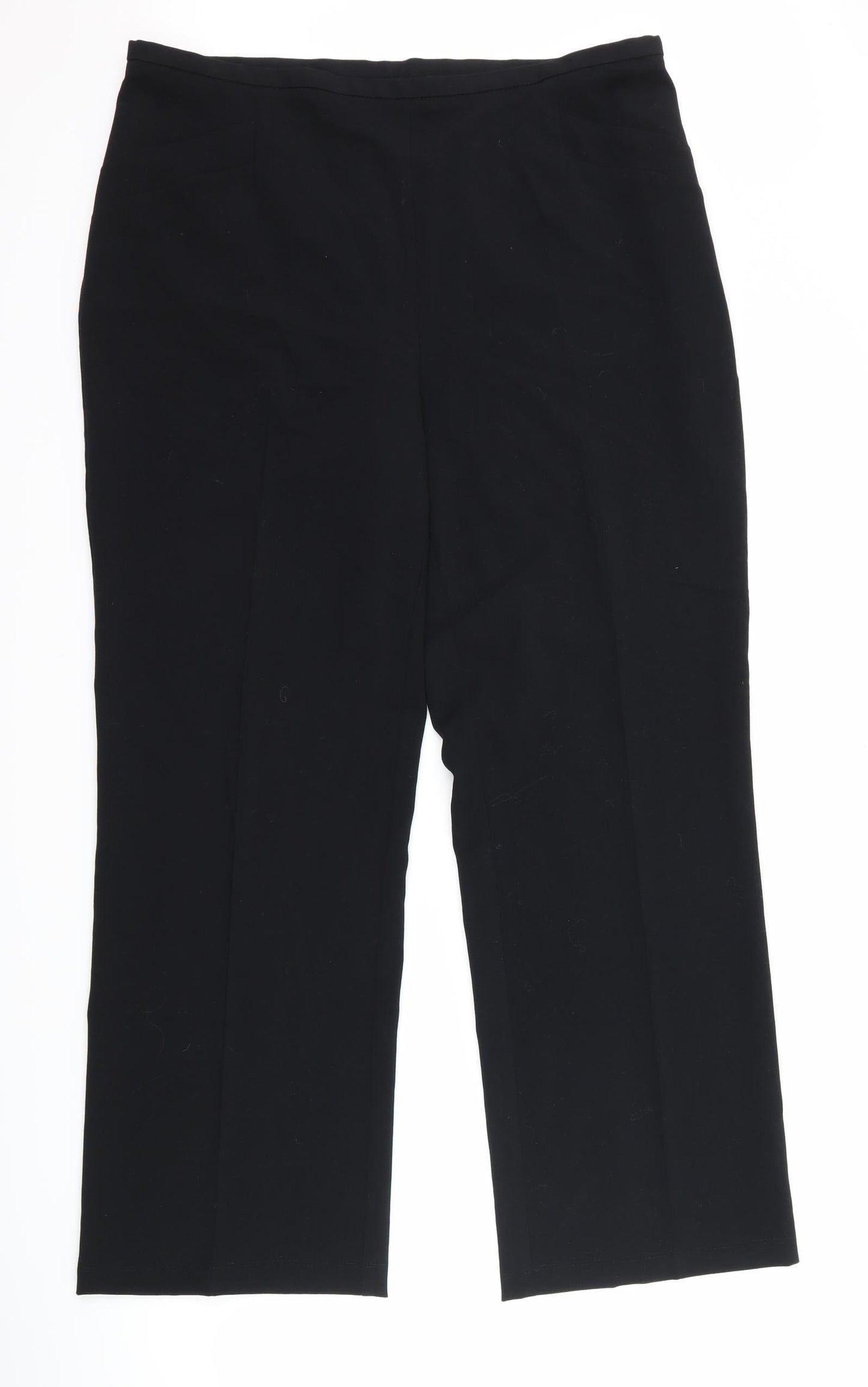 Womens UK Size 36 Marks and Spencer Regular Fit  Black Trousers