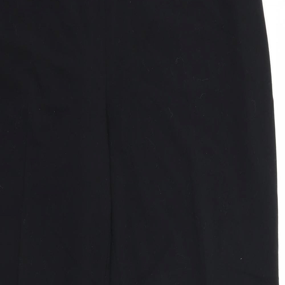 Womens UK Size 36 Marks and Spencer Regular Fit  Black Trousers
