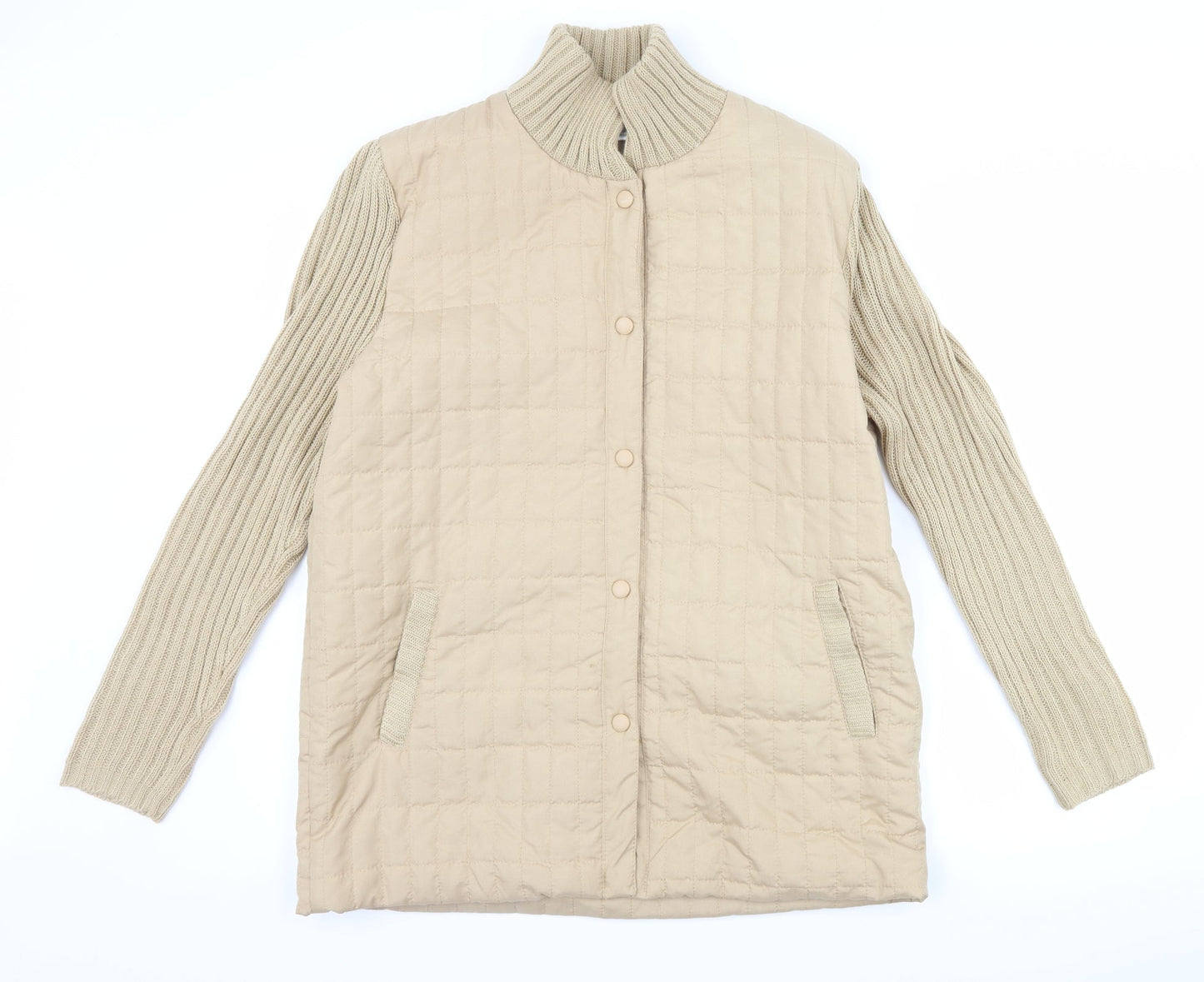 Womens UK Size M Damart Brown Quilted Coat