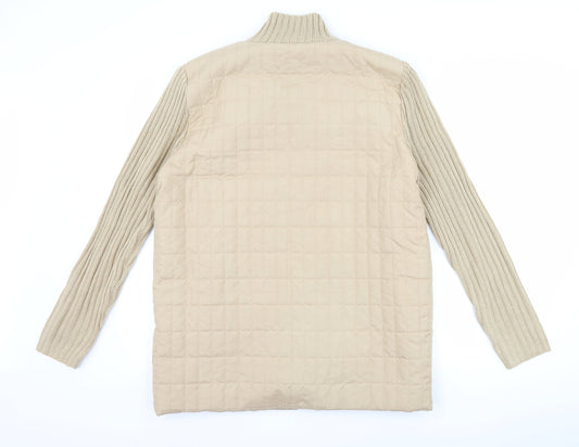 Damart Womens Brown   Quilted Coat Size M