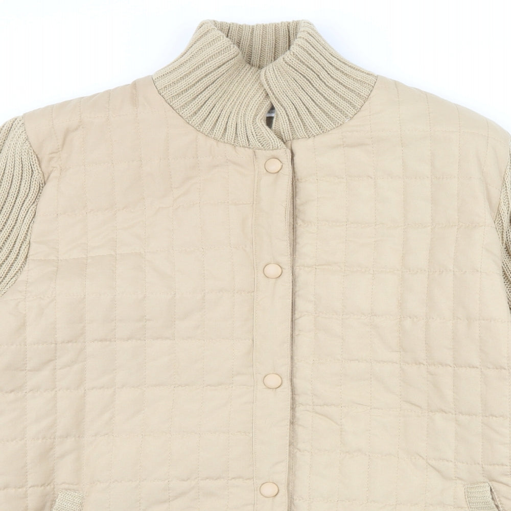 Womens UK Size M Damart Brown Quilted Coat