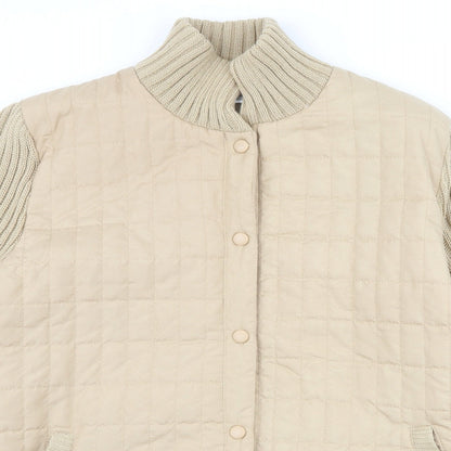 Womens UK Size M Damart Brown Quilted Coat