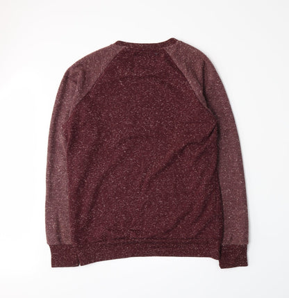 Twisted Soul Mens Red  Knit Pullover Jumper Size M