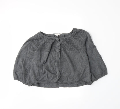 Peppercorn Womens Grey  Knit Cardigan Jumper Size M