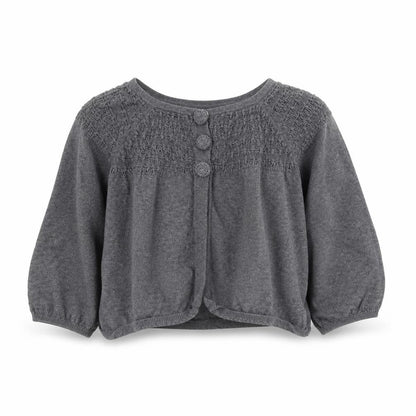 Peppercorn Womens Grey  Knit Cardigan Jumper Size M