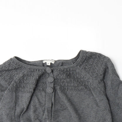 Peppercorn Womens Grey  Knit Cardigan Jumper Size M