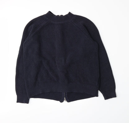 H&M Womens Blue  Knit Pullover Jumper Size S