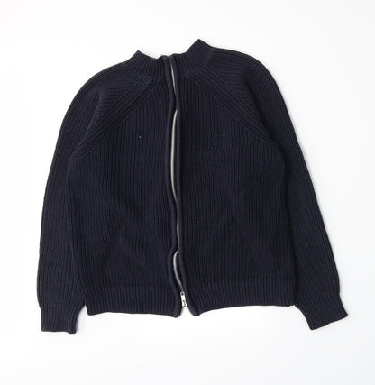 H&M Womens Blue  Knit Pullover Jumper Size S