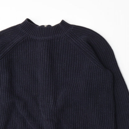 H&M Womens Blue  Knit Pullover Jumper Size S