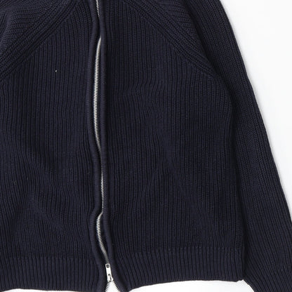 H&M Womens Blue  Knit Pullover Jumper Size S