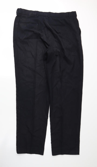 Womens UK Size 38 Debenhams Regular Fit  Blue Trousers