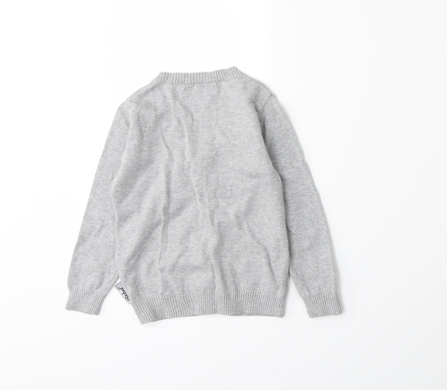 Primark Womens Grey  Knit Cardigan Jumper Size S  - Ages 4-5