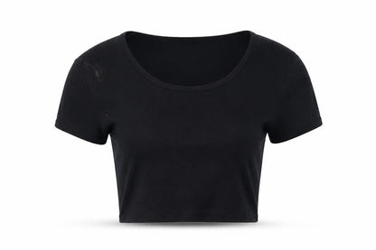 Womens UK Size 8 Topshop Black Basic T-Shirt
