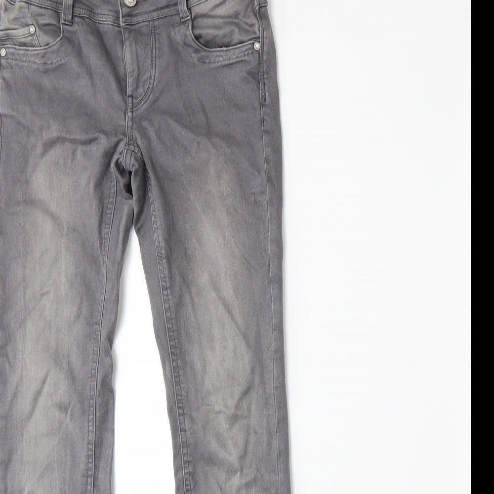 Lemmi Girls Grey  Denim Skinny Jeans Size 12 Years
