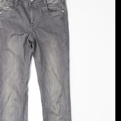 Lemmi Girls Grey  Denim Skinny Jeans Size 12 Years