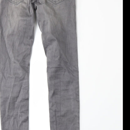 Lemmi Girls Grey  Denim Skinny Jeans Size 12 Years